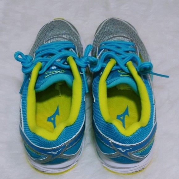 NEW Mizuno Women's Wave Inspire 13 Teal/White Running Sneakers US 6 Athletic - Picture 6 of 9